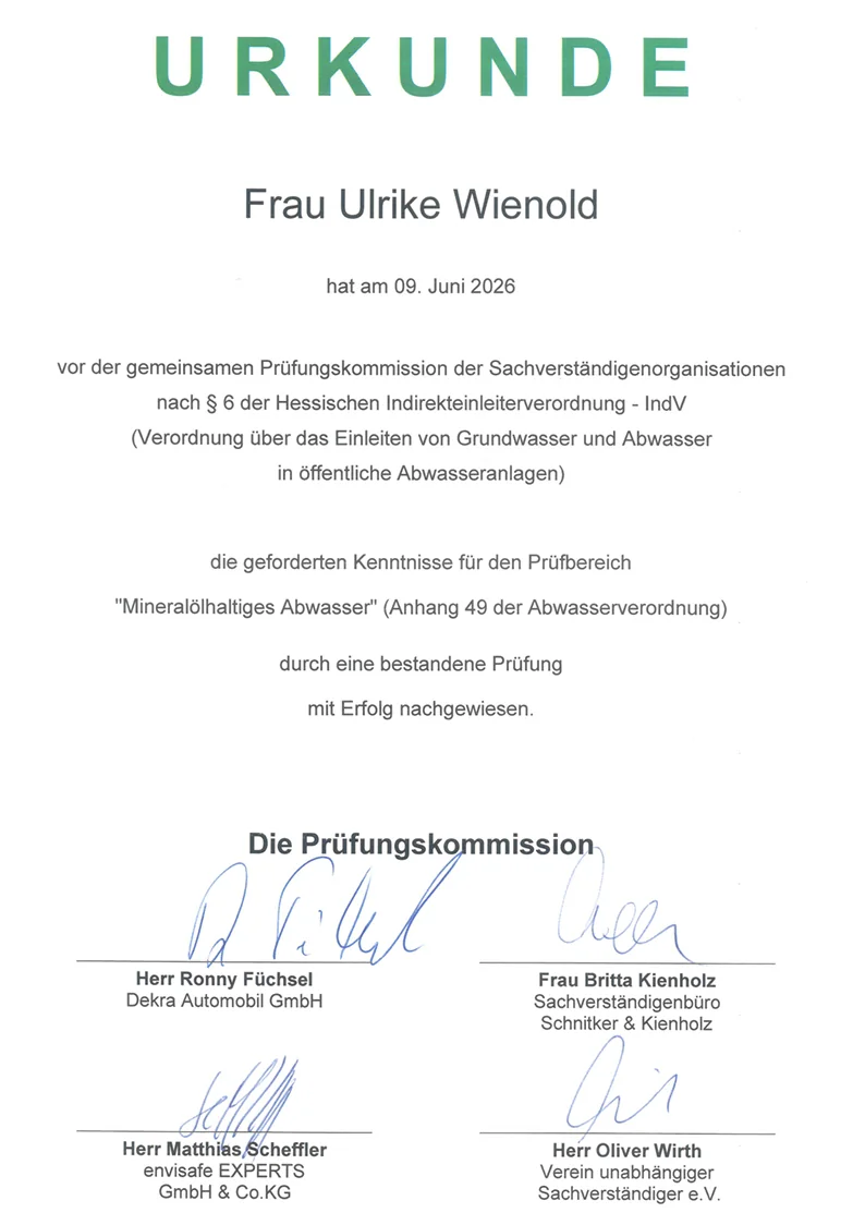 Fachkenntnis Anhang 49 Hessen